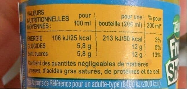 Fruit Shoot Fruit Shoot Orange (pour 100ml) packshot