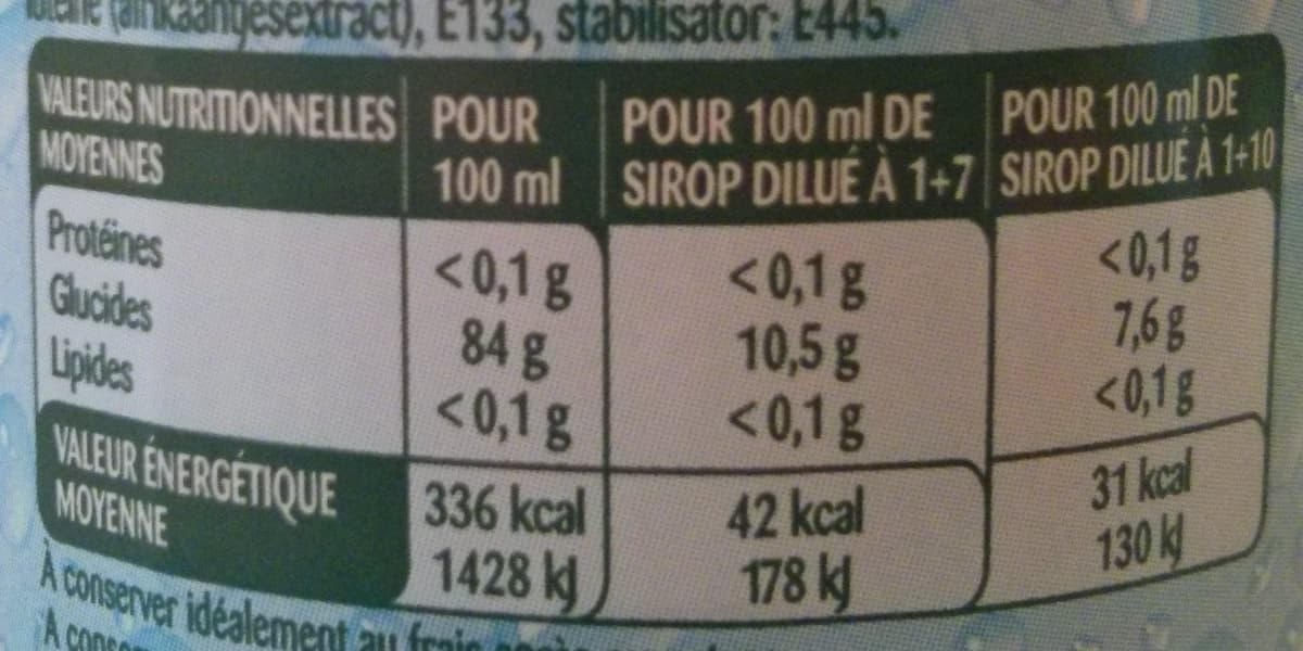 Teisseire Sirop de kiwi packshot