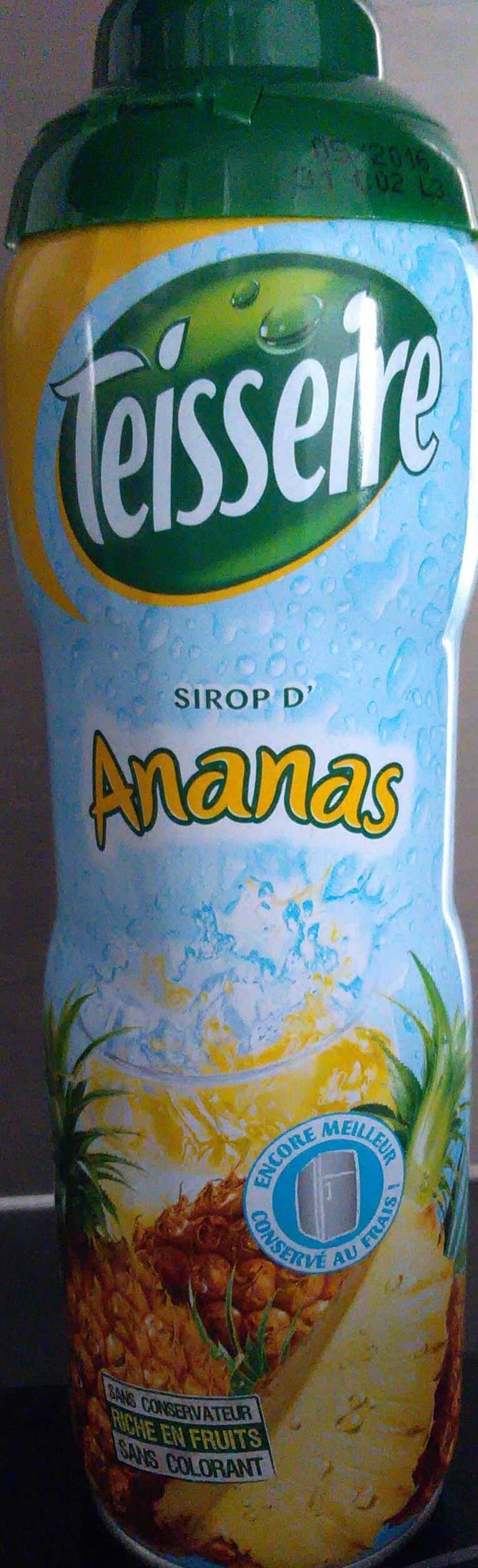 Teisseire Sirop d'Ananas packshot