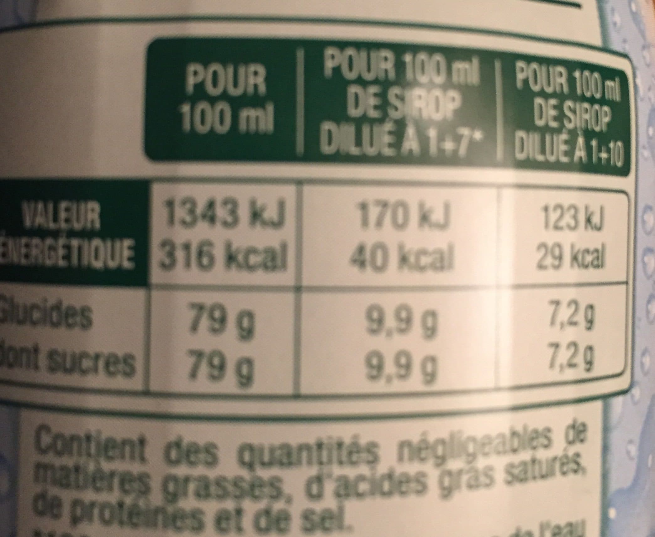 Teisseire Sirop de citron vert packshot