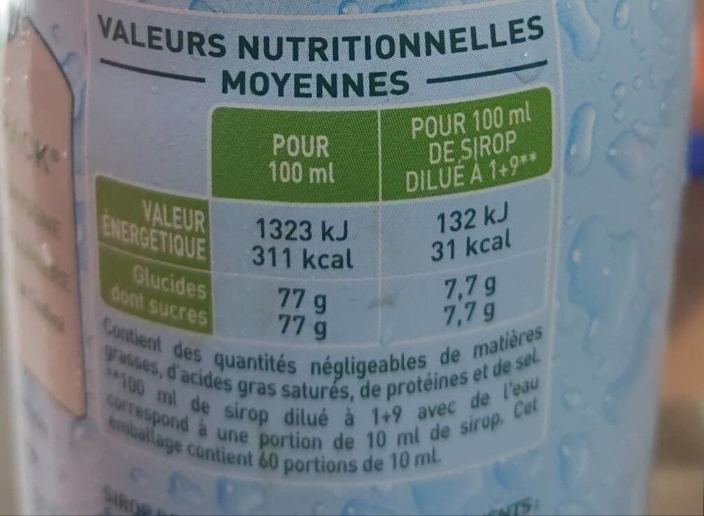 Teisseire Sirop de Plantes Menthe Glaciale packshot