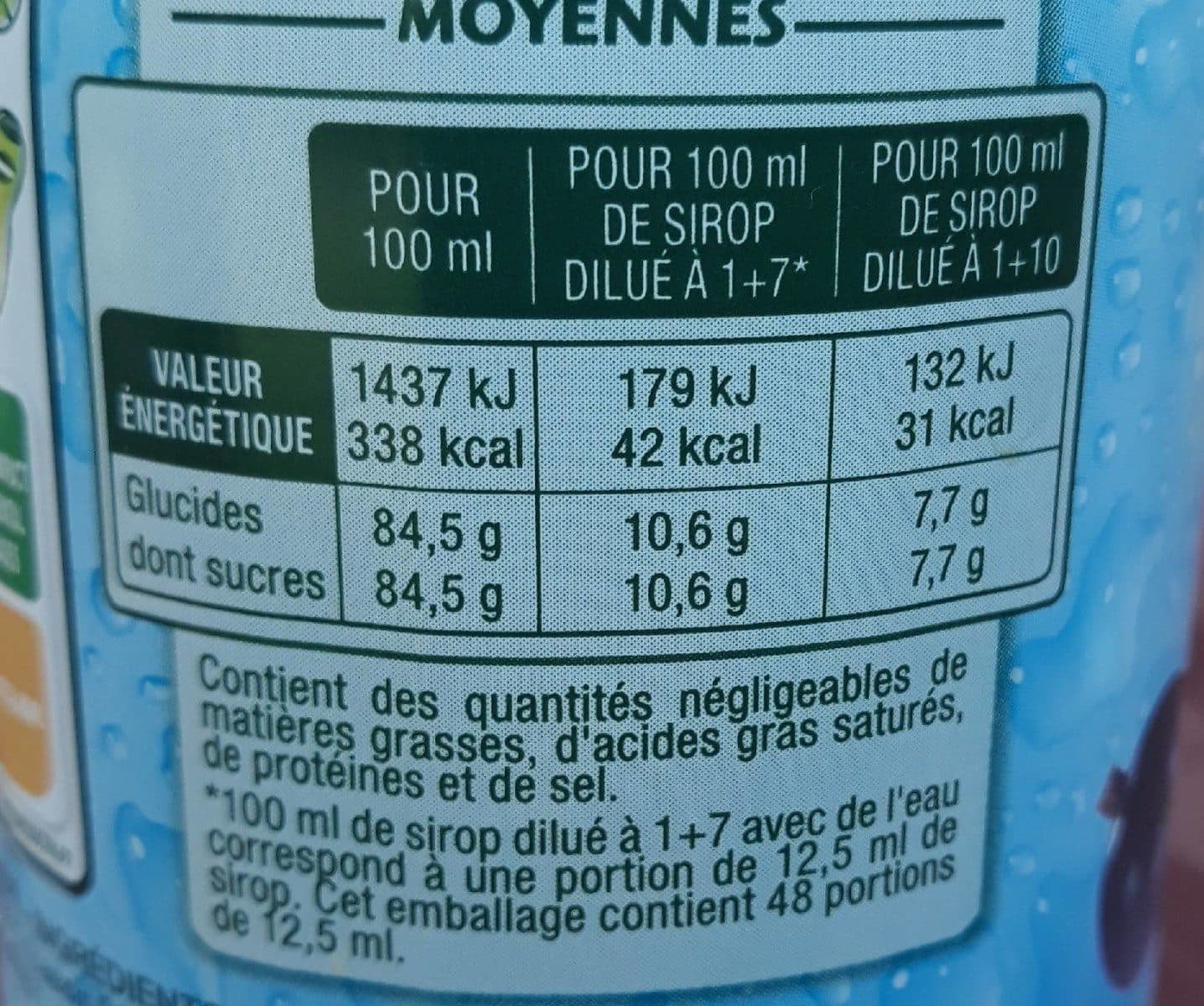 Teisseire Sirop de Cassis packshot