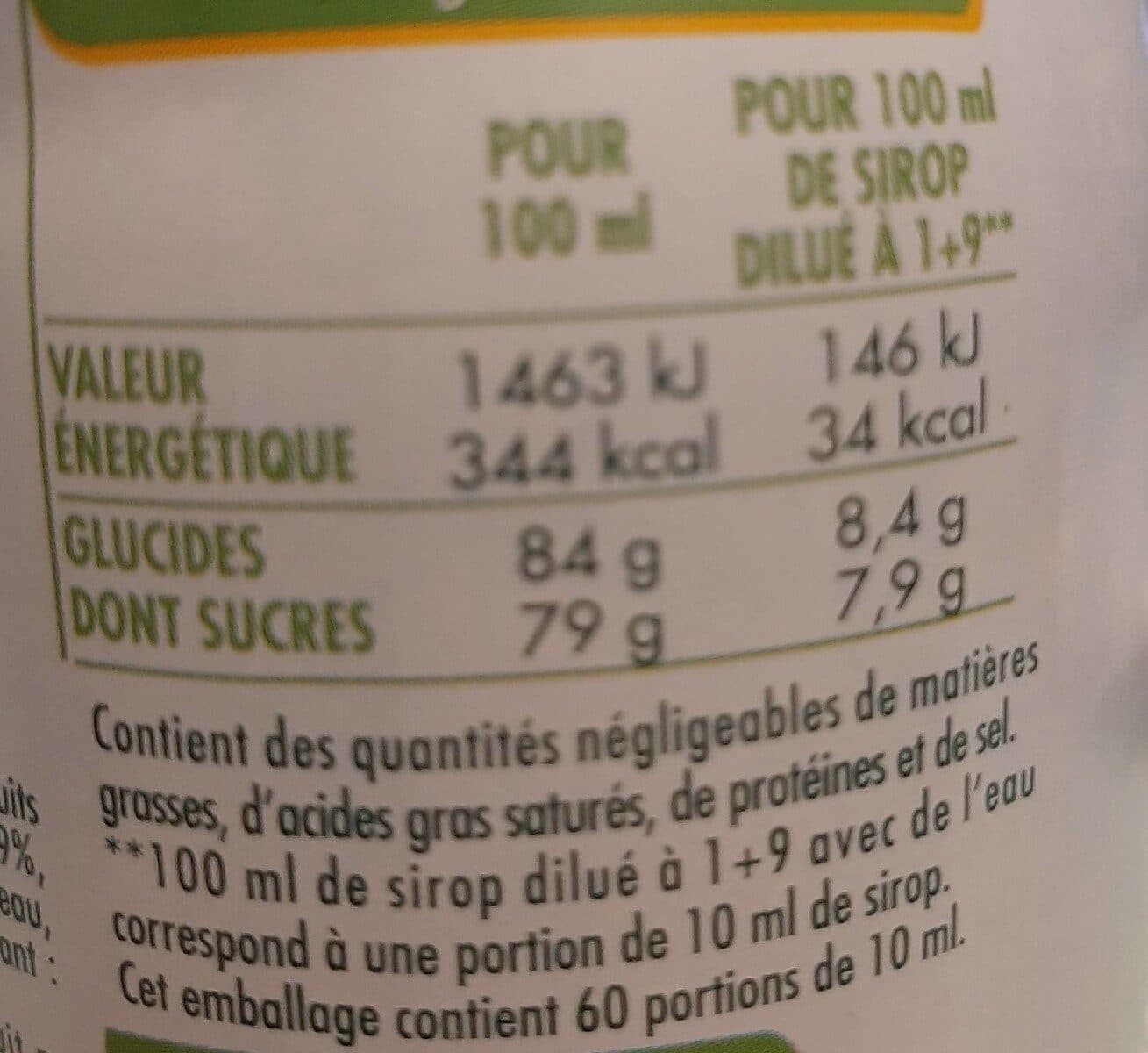 Teisseire Sirop de fruits tropical packshot