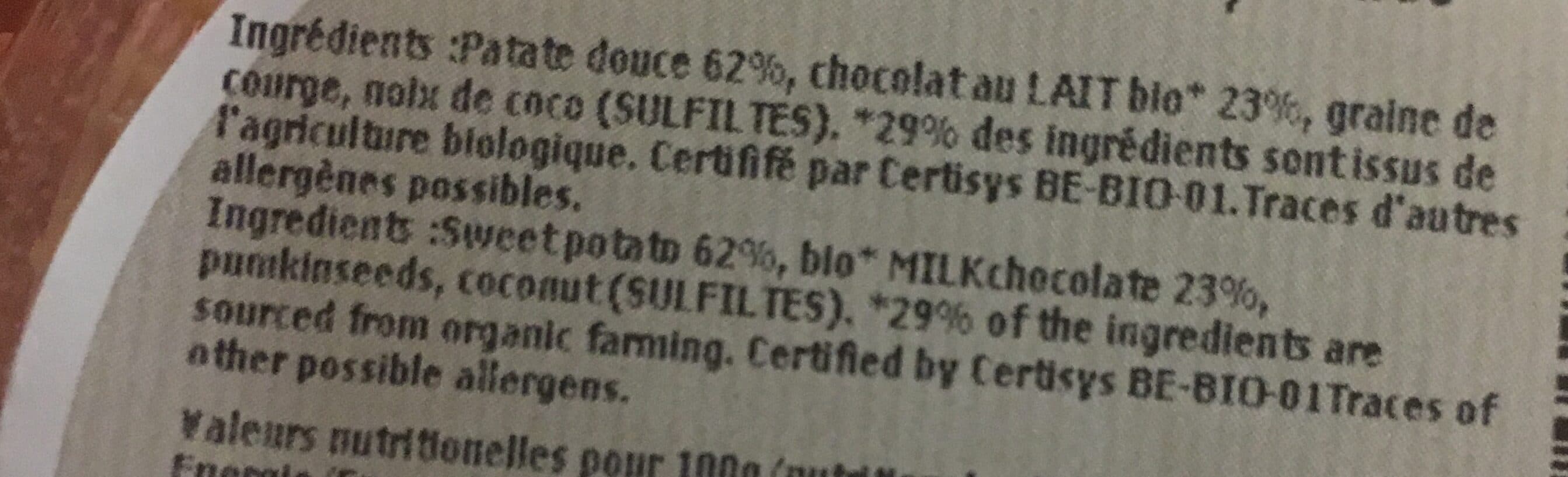 Exki Chocolat patate douce packshot
