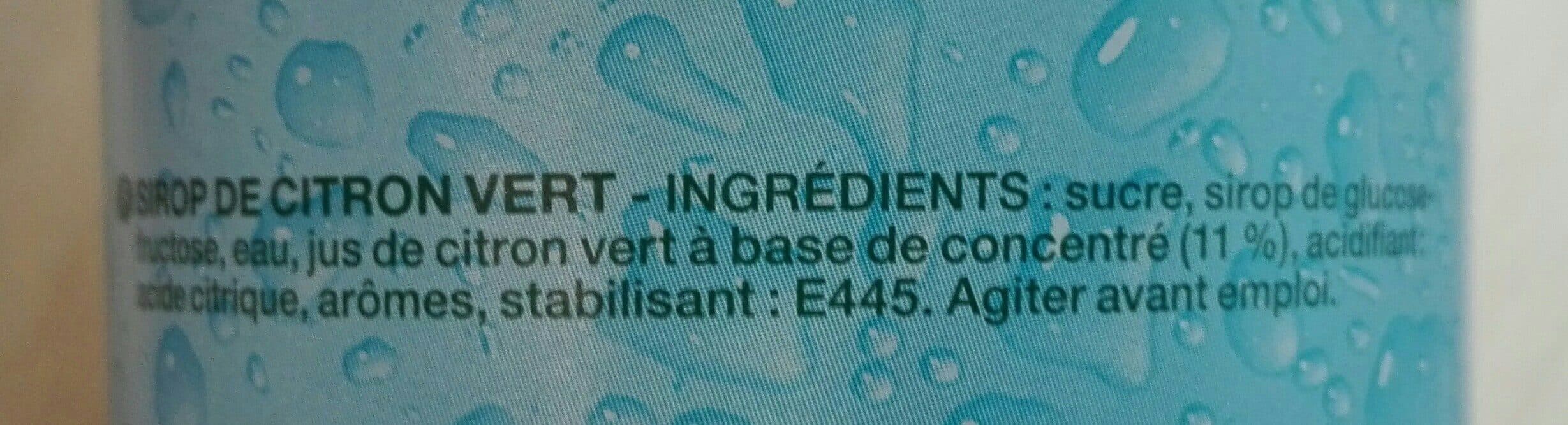 Teisseire Sirop de citron vert packshot