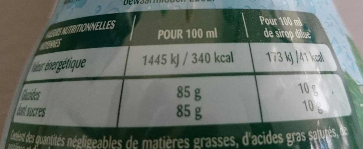 teisseire Sirop de menthe verte packshot