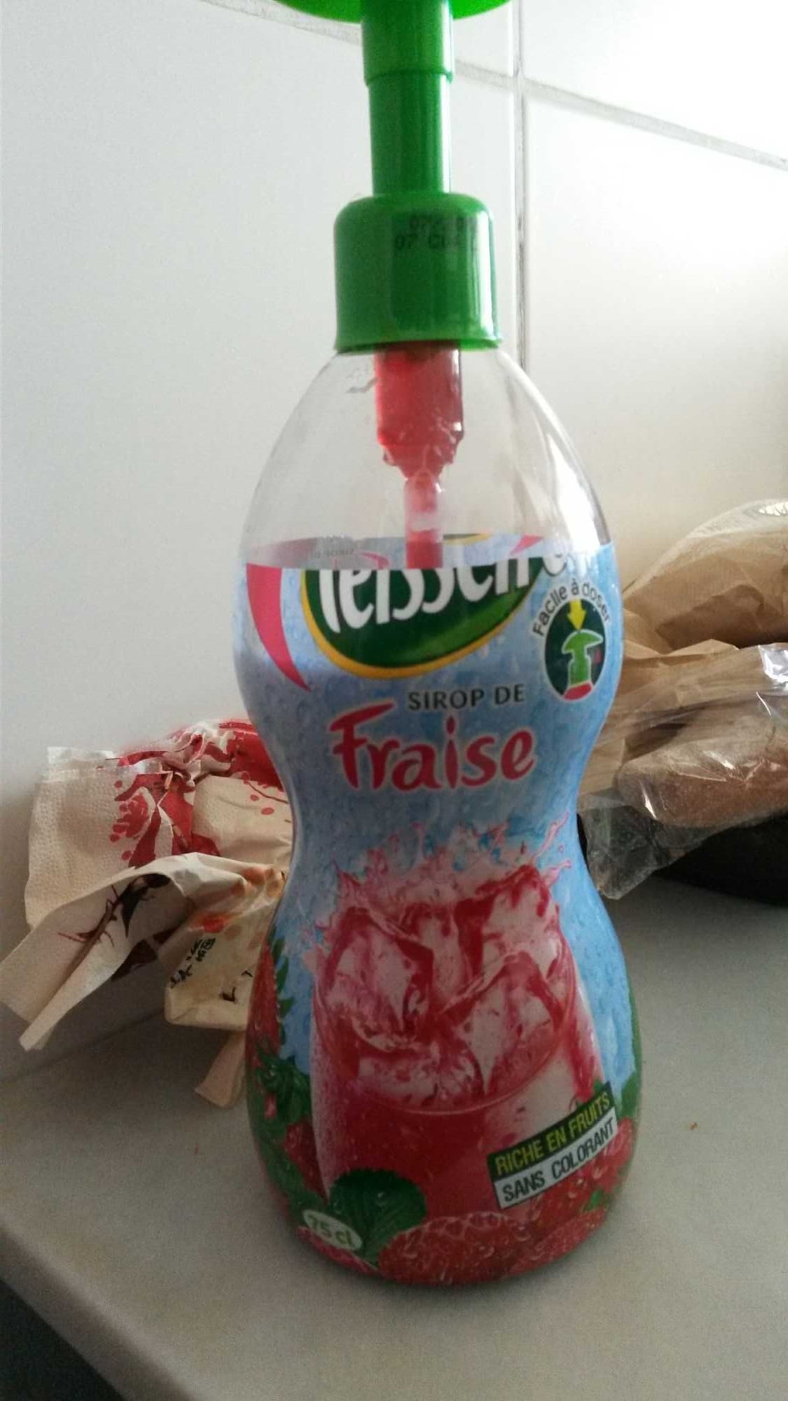 Teisseire Sirop de fraise packshot