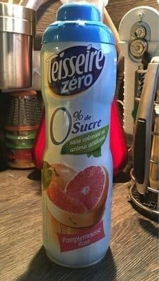 Teisseire Sirop pamplemousse rose 0% de sucre packshot