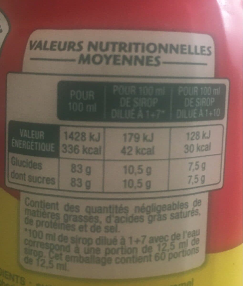 Teisseire cola Sirop packshot