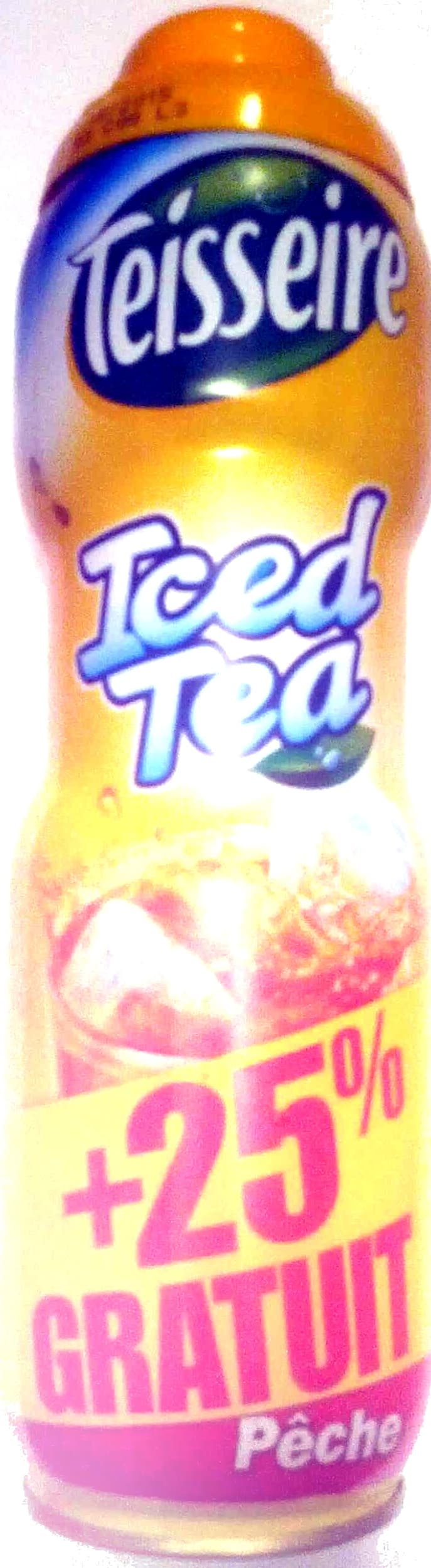 Teisseire Sirop Iced Tea Pêche (+25% gratuit) packshot
