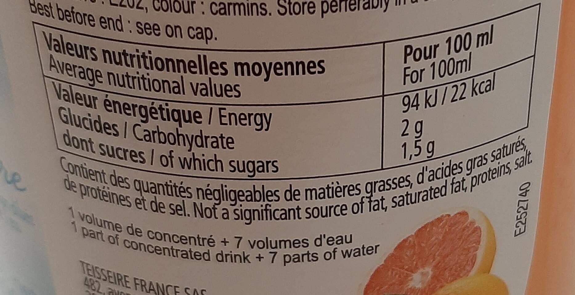 Teisseire Taiga Teisseire Zero Sirup Zitrusfrüchte Online Kaufen packshot
