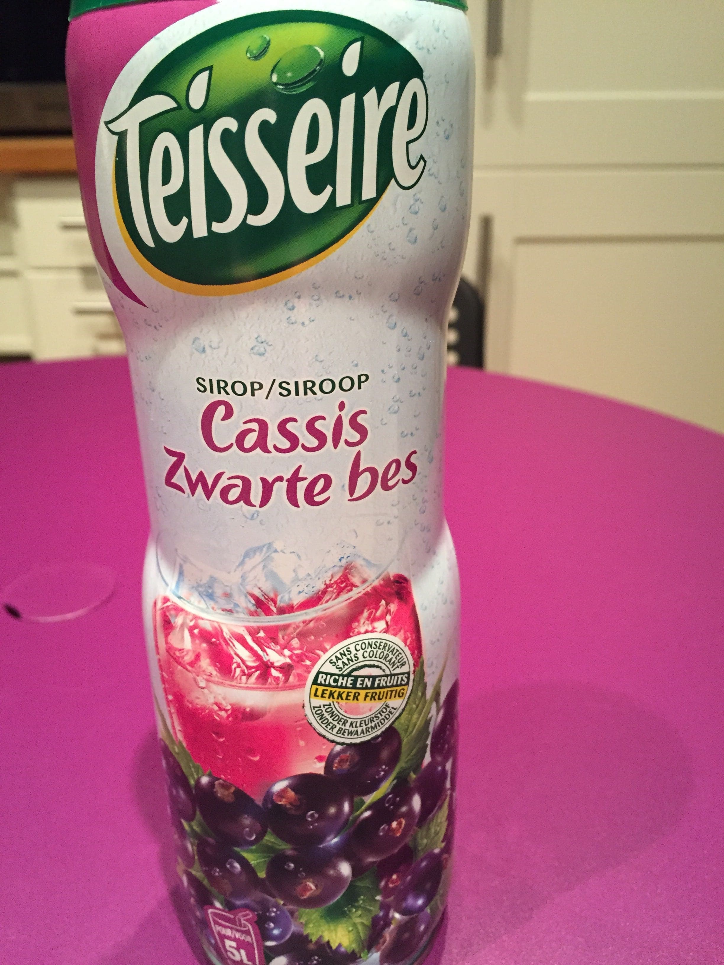 Teisseire Sirop de cassis packshot