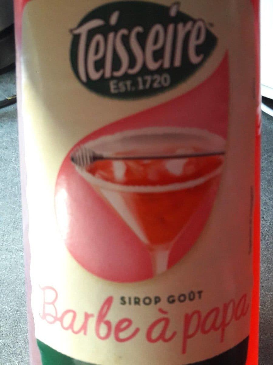 Teisseire Sirop goût barbe a papa packshot