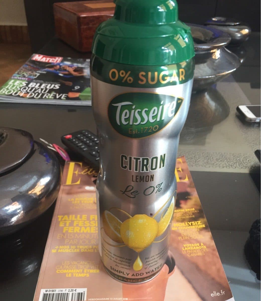 Teisseire Teisseire 0% - Citron packshot