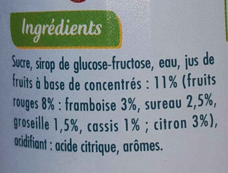 Teisseire Sirop de Grenadine packshot