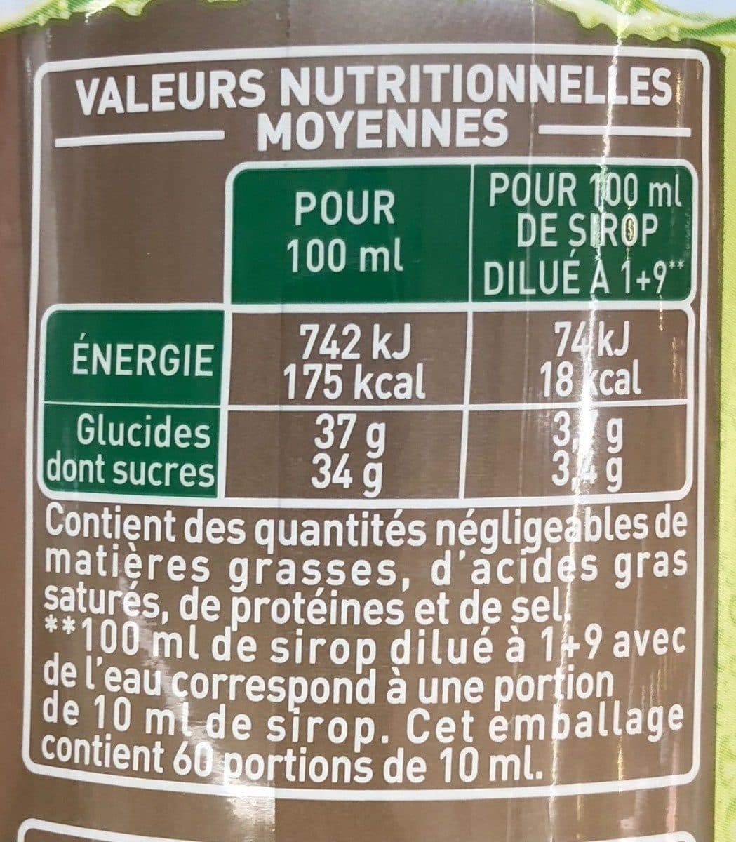 Teisseire Fraîcheur de fruits Citron vert Menthe packshot