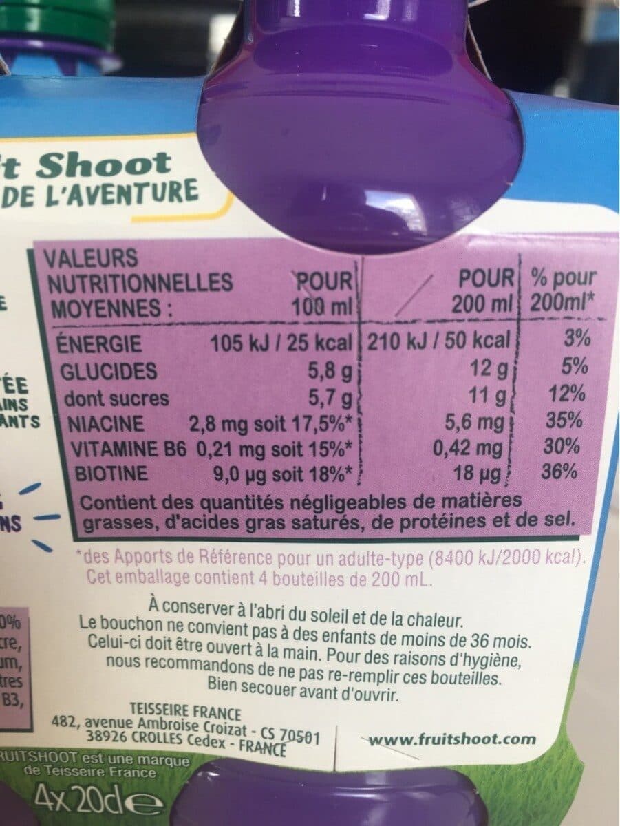 Fruit Shoot FruitShoot multivitaminé packshot