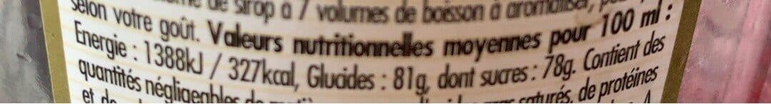 Teisseire Sirop de grenadine packshot