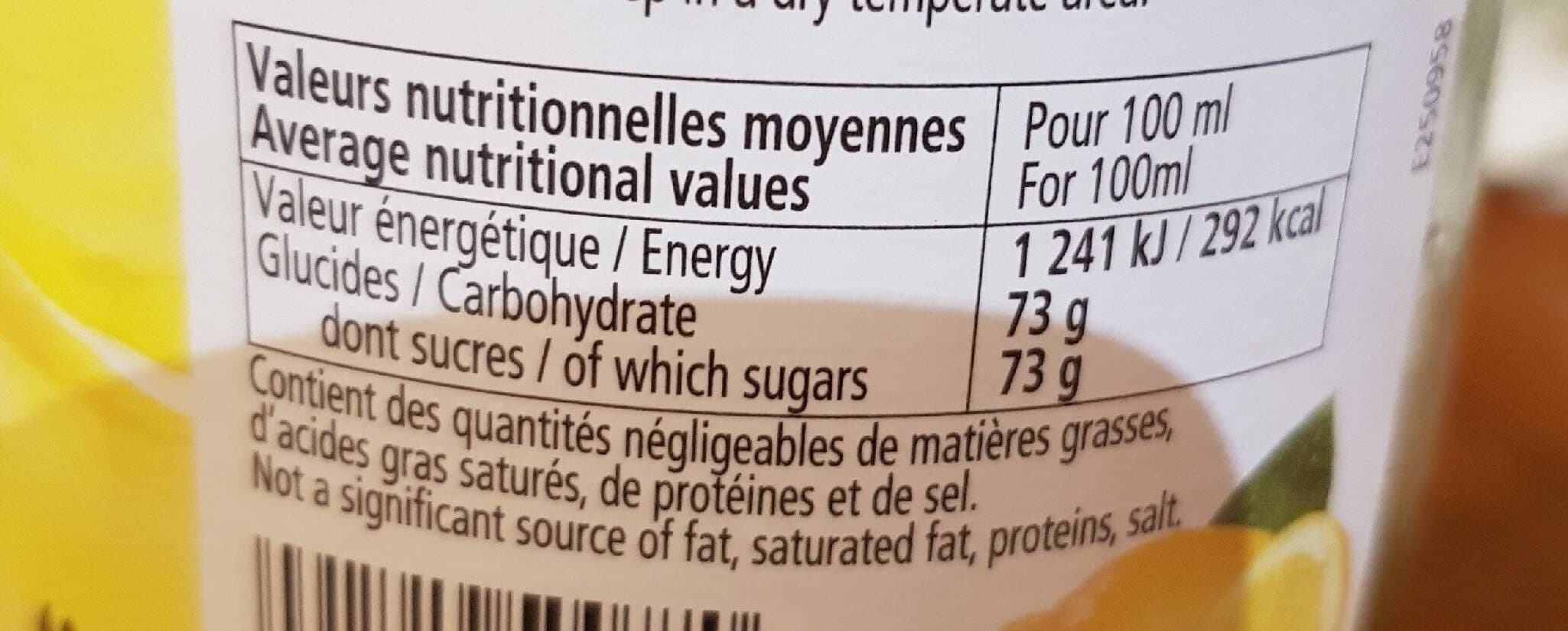 Teisseire Sirop citron clair 1L packshot