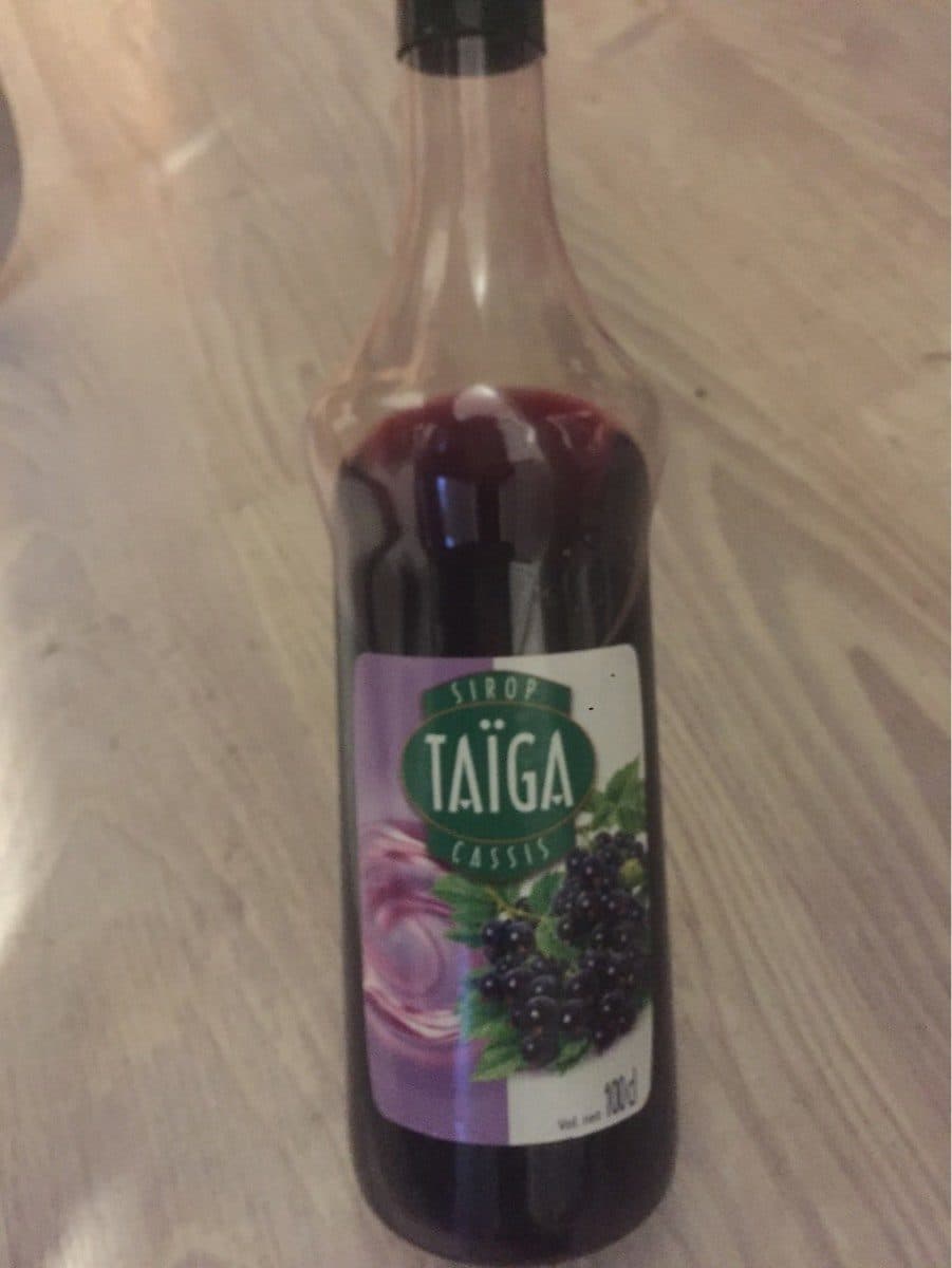 Taïga Sirop cassis packshot