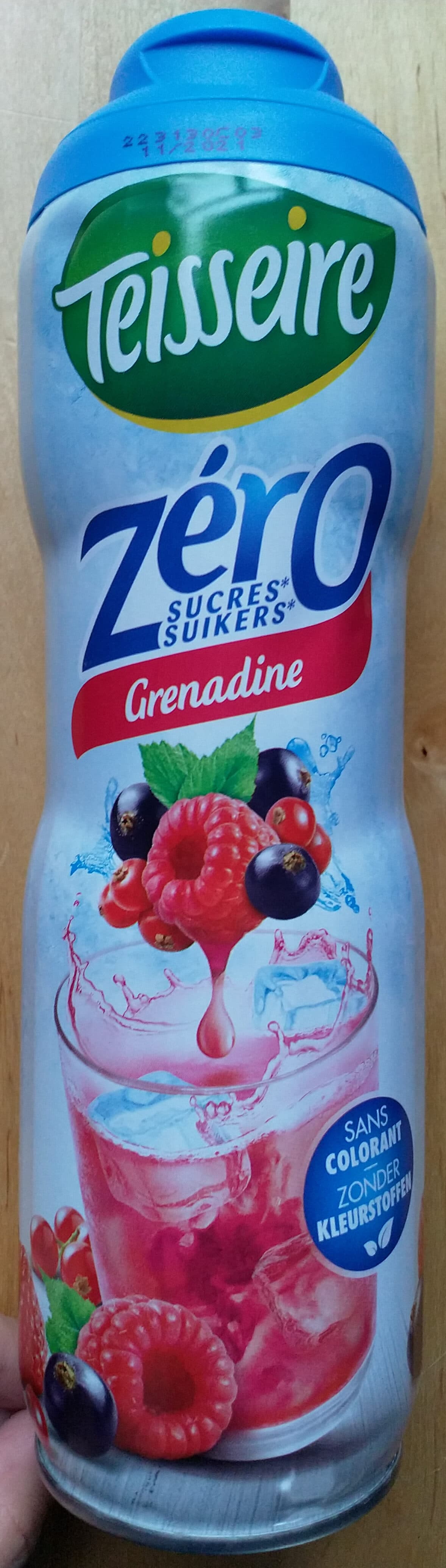 Teisseire Grenadine sans sucres packshot