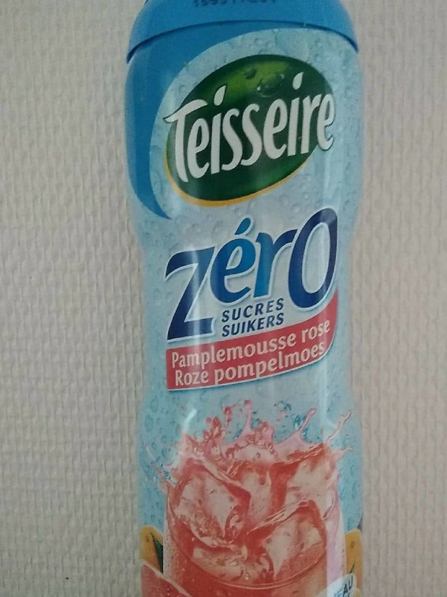 Teisseire Sirop de pamplemousse rose zero sucres packshot
