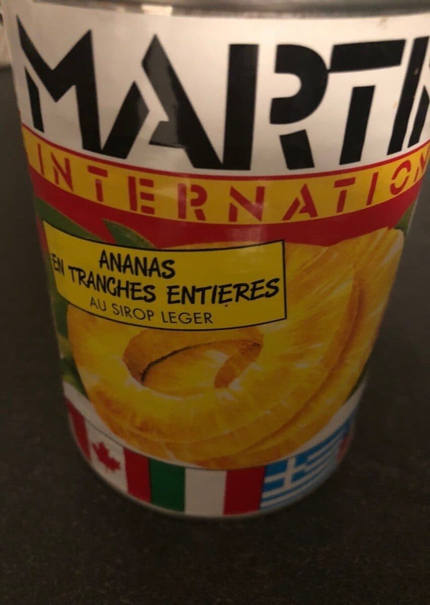 Open Food Facts Ananas Tranche Entiere 3 / 4 !bte Import packshot