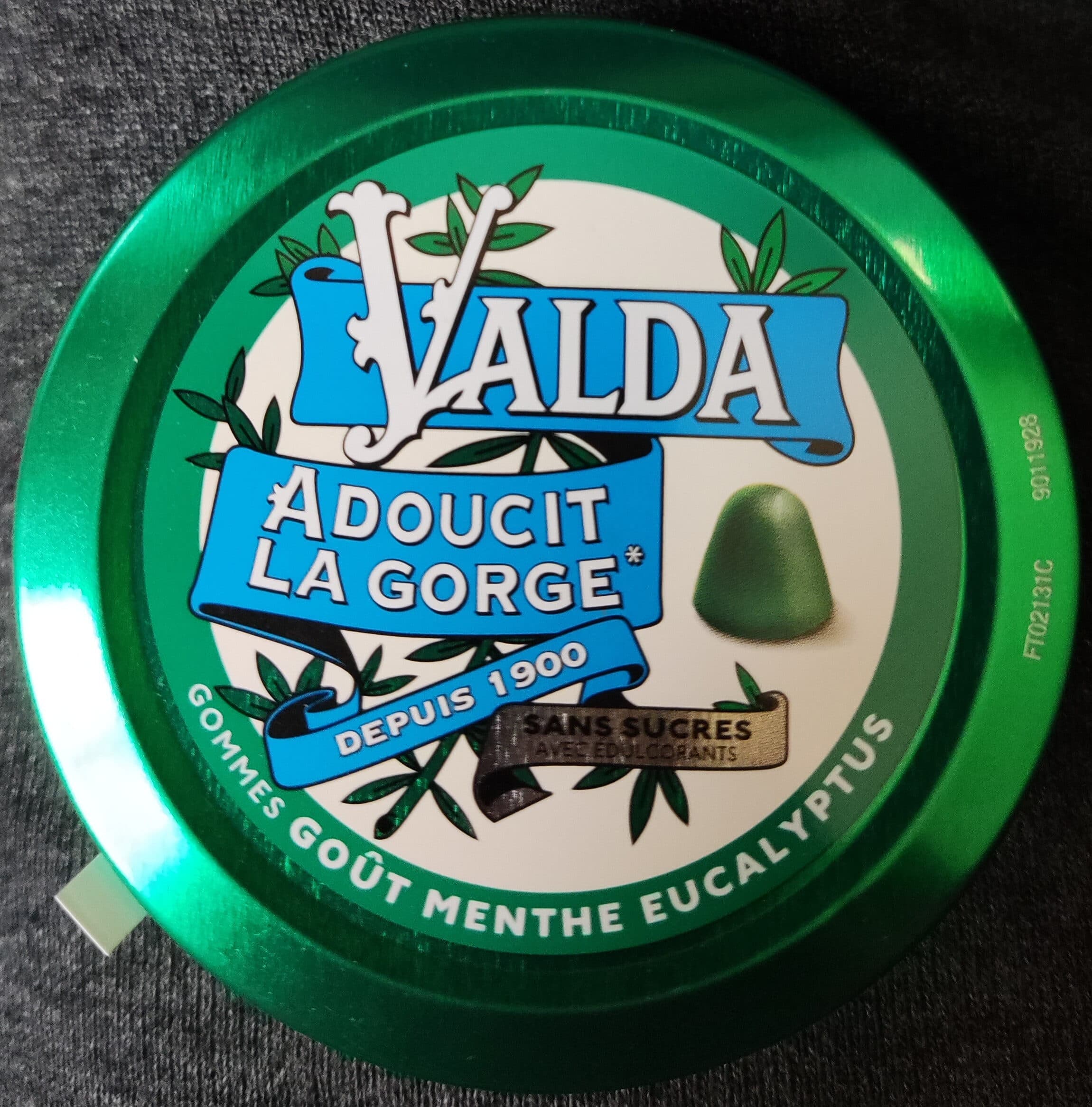 Oméga Pharma Valda - Gomme goût Menthe Eucalyptus packshot