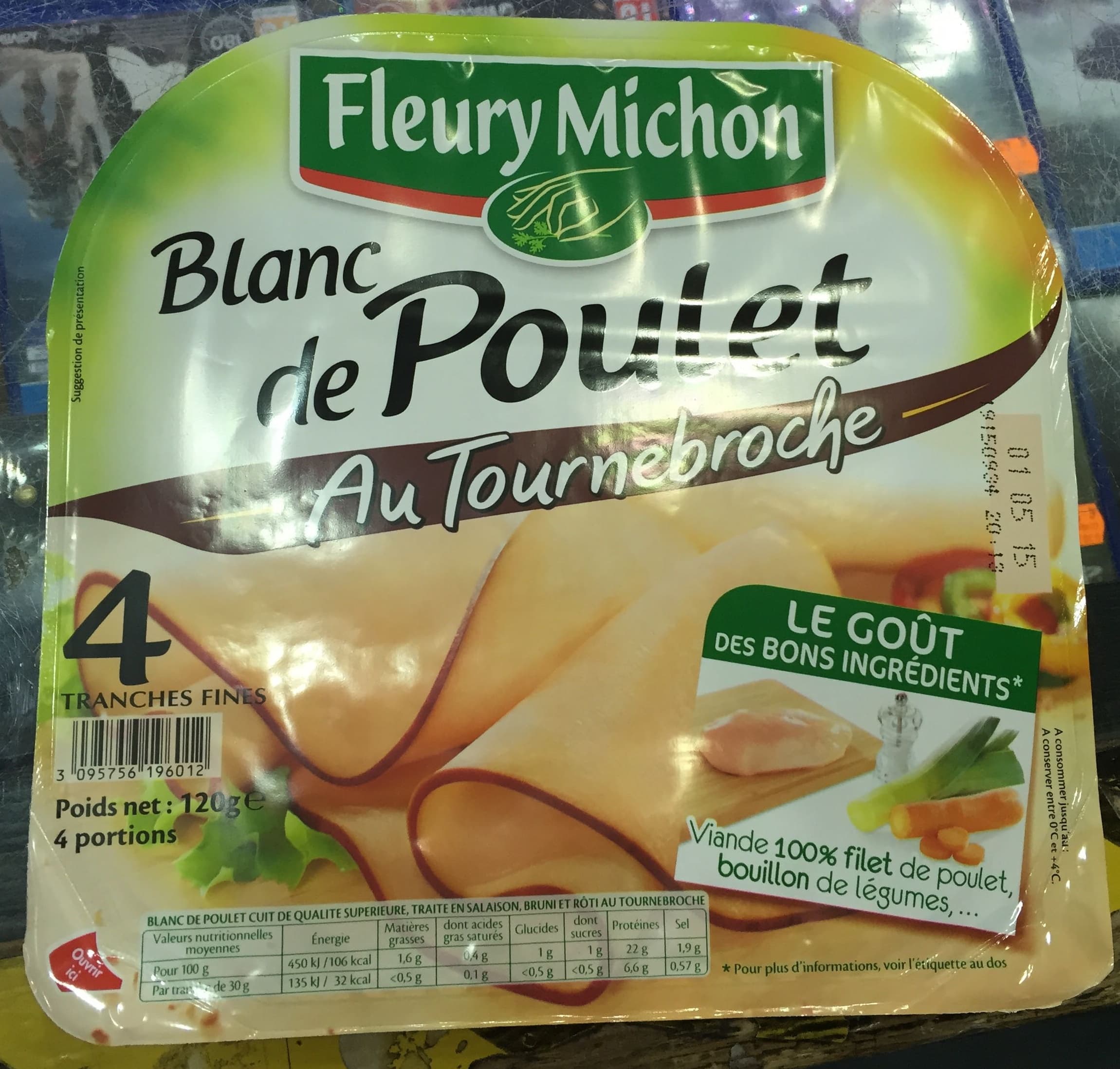 Fleury Michon Blanc de poulet au tournebroche packshot