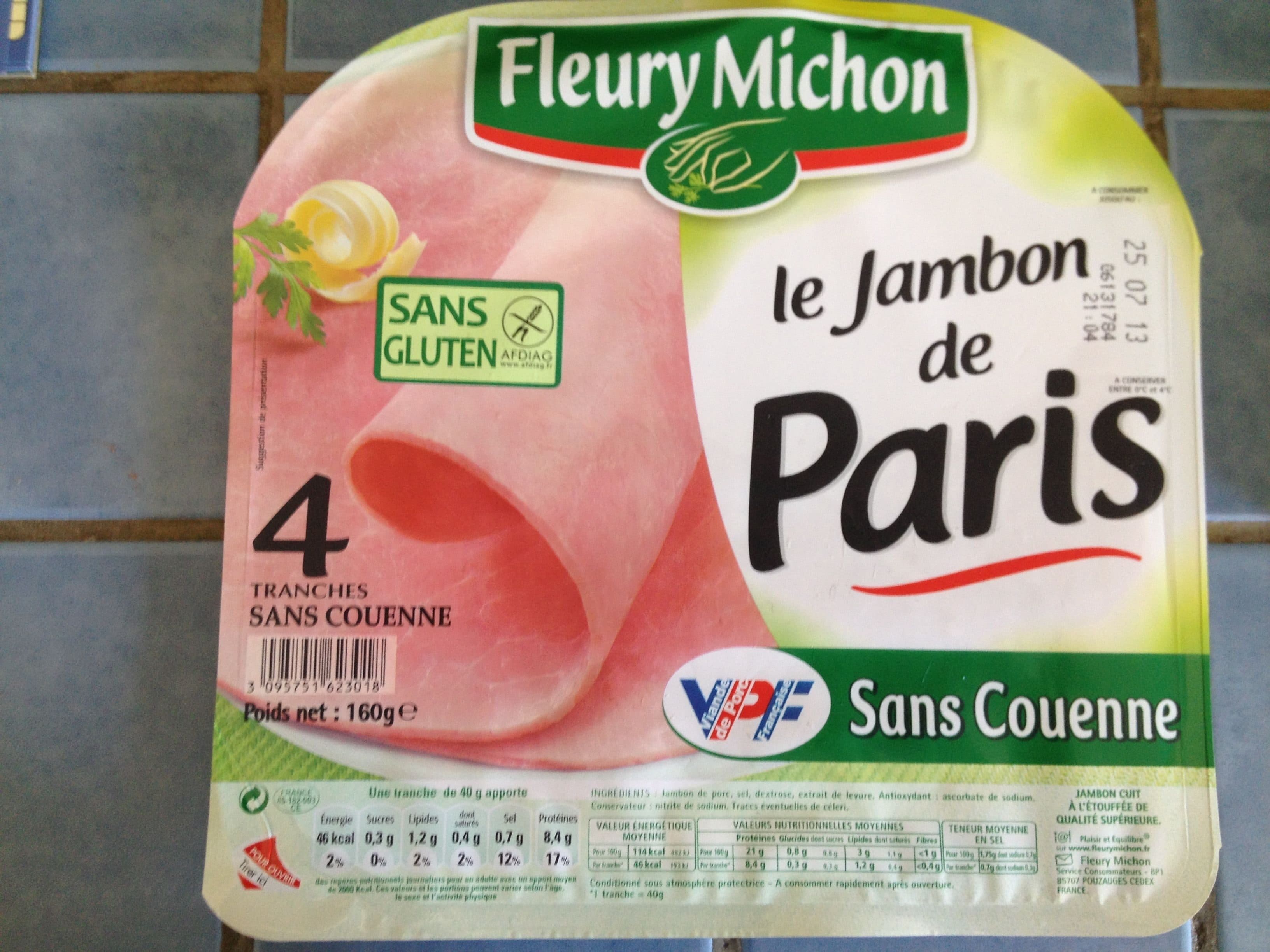 Fleury Michon Le Paris sans couenne - 4 tr. packshot