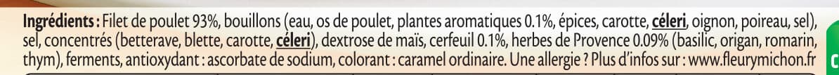 Fleury Michon Filet de poulet aux herbes - 4 tranches épaisses packshot