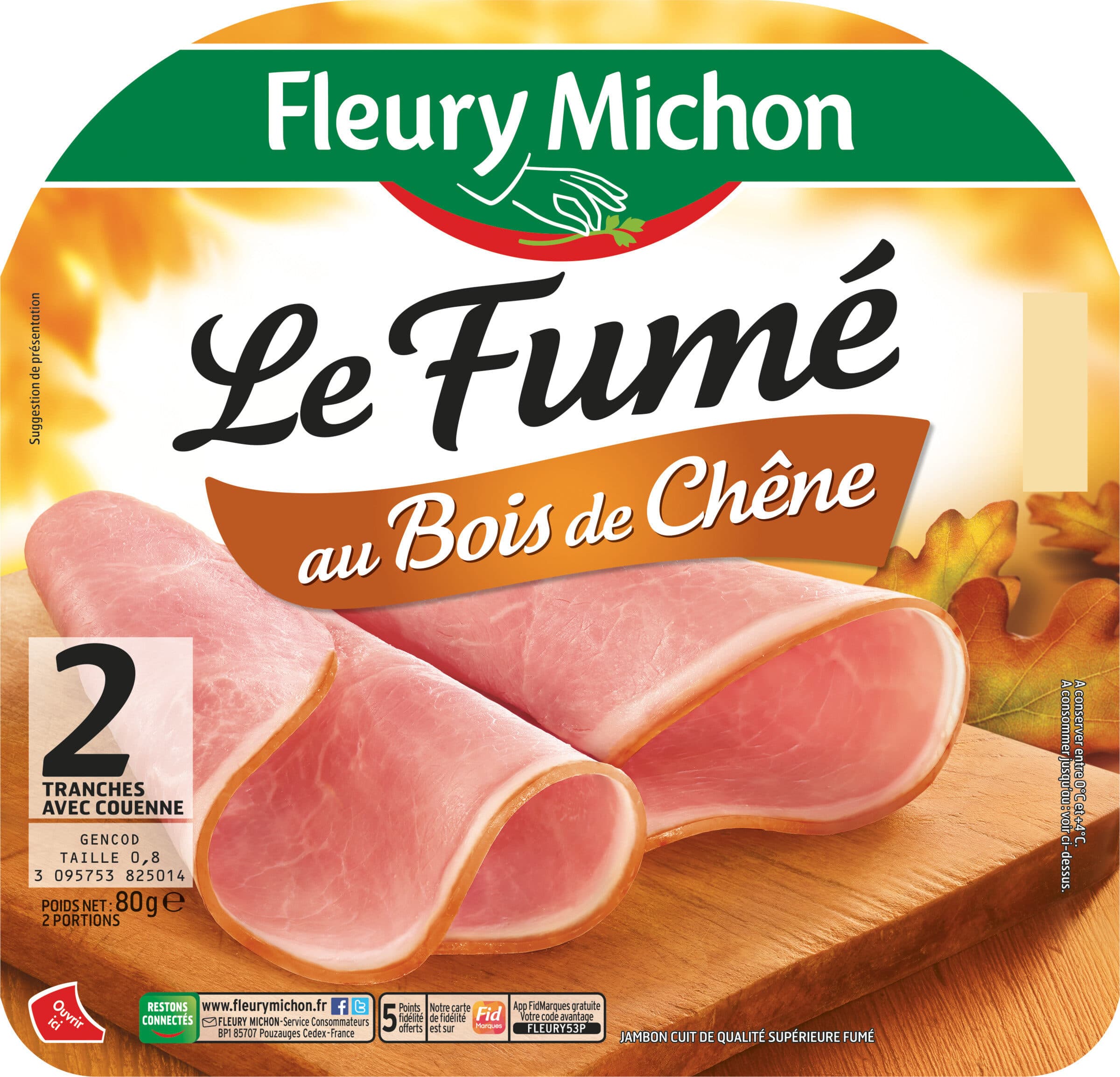 Fleury Michon Le fumé au bois de chêne - 2 tr. packshot
