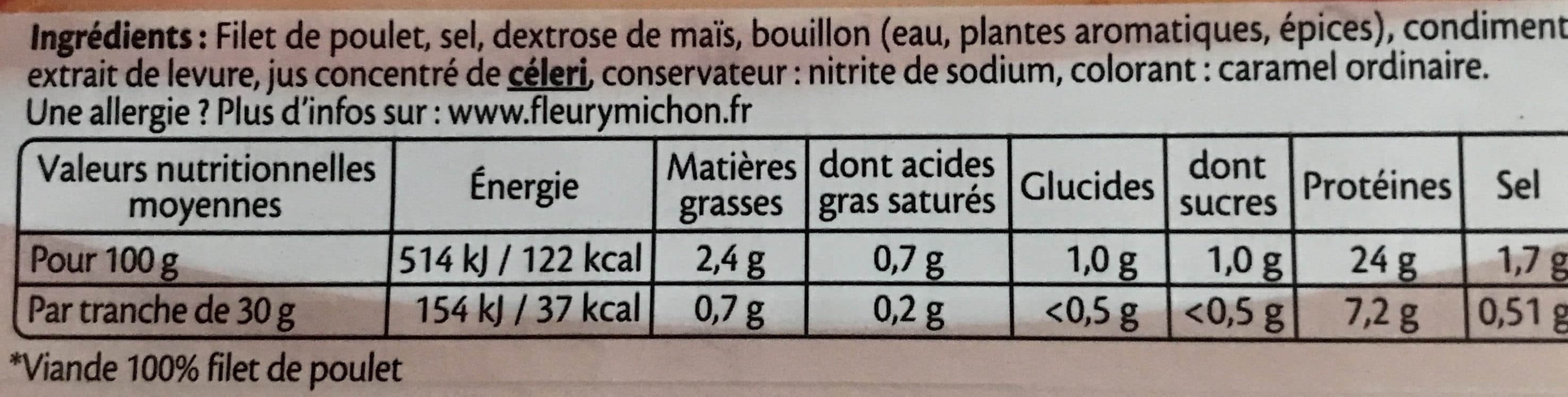 Fleury Michon Filet de poulet rôti Halal - 4tr. packshot
