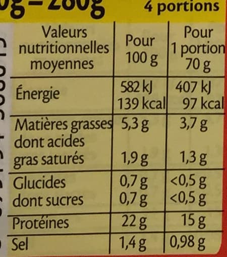 Fleury Michon Jambon à poêler (-25% de sel) packshot