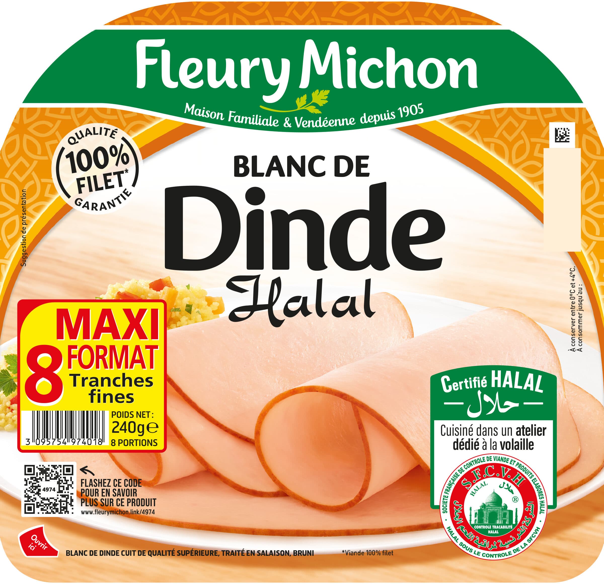Fleury Michon Blanc de Dinde - Halal packshot