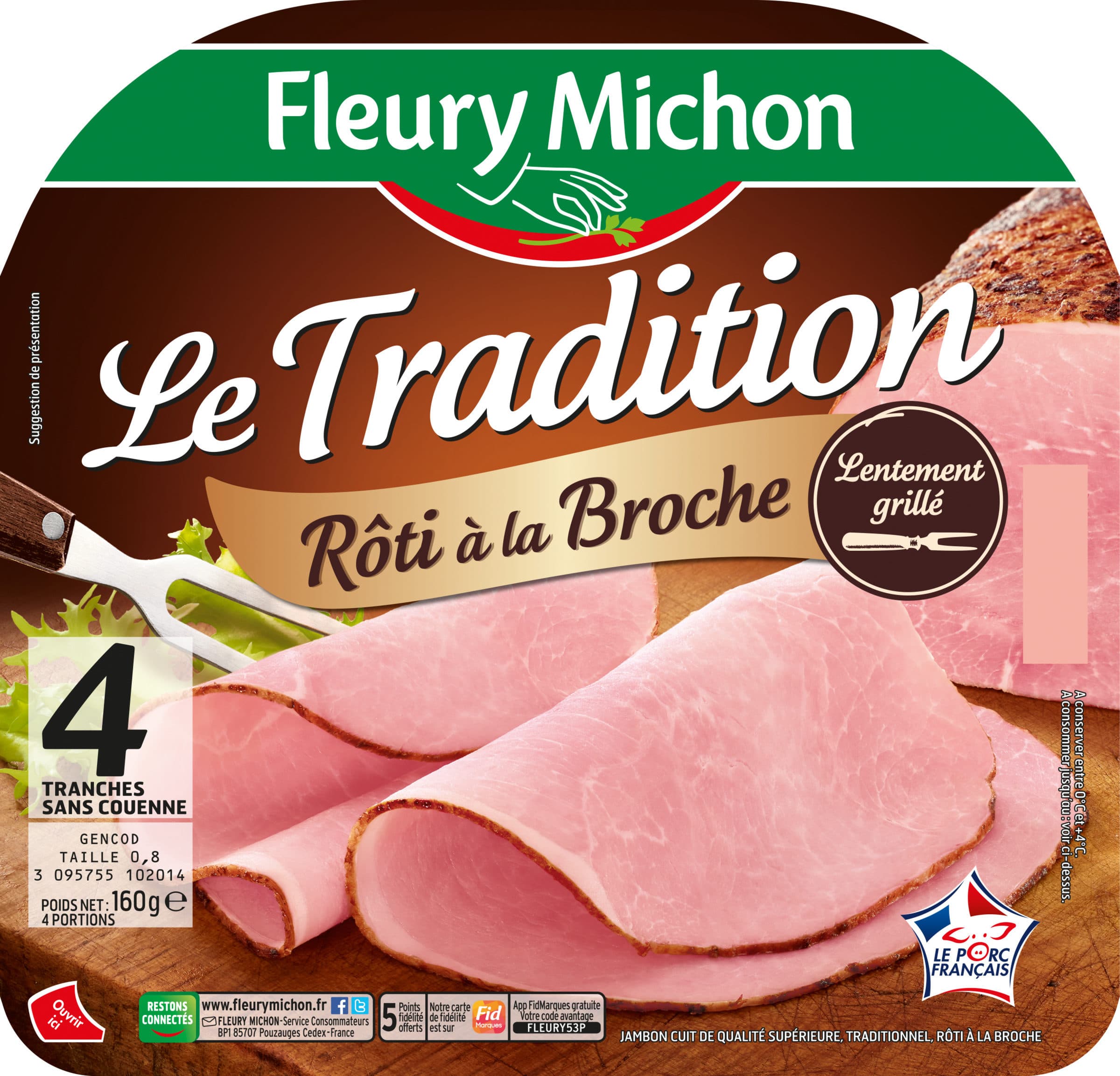 Fleury Michon La tradition Rôti à la broche packshot