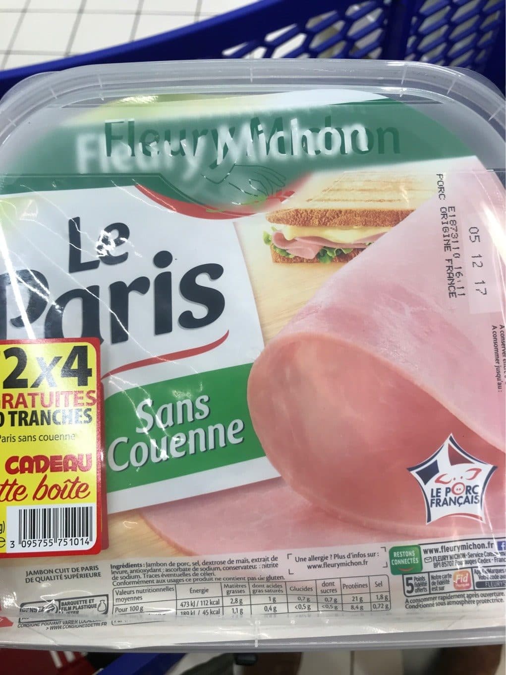 Fleury Michon Le Supérieur sans Couenne packshot