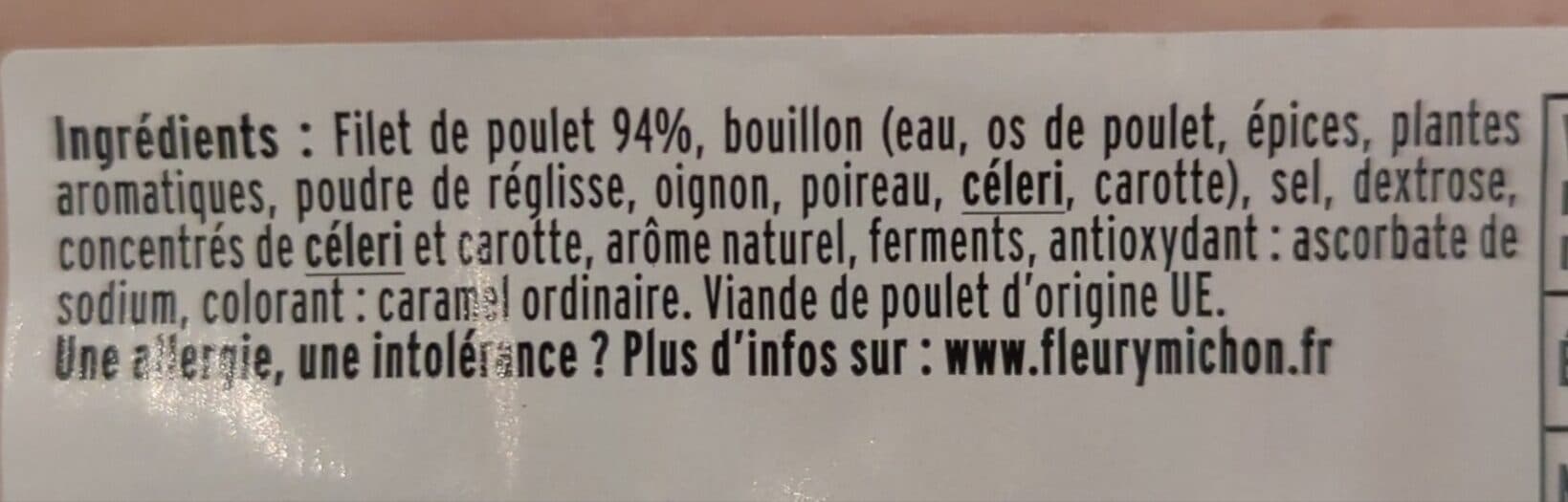 Fleury Michon Blanc de Poulet - Rôti à la Broche packshot