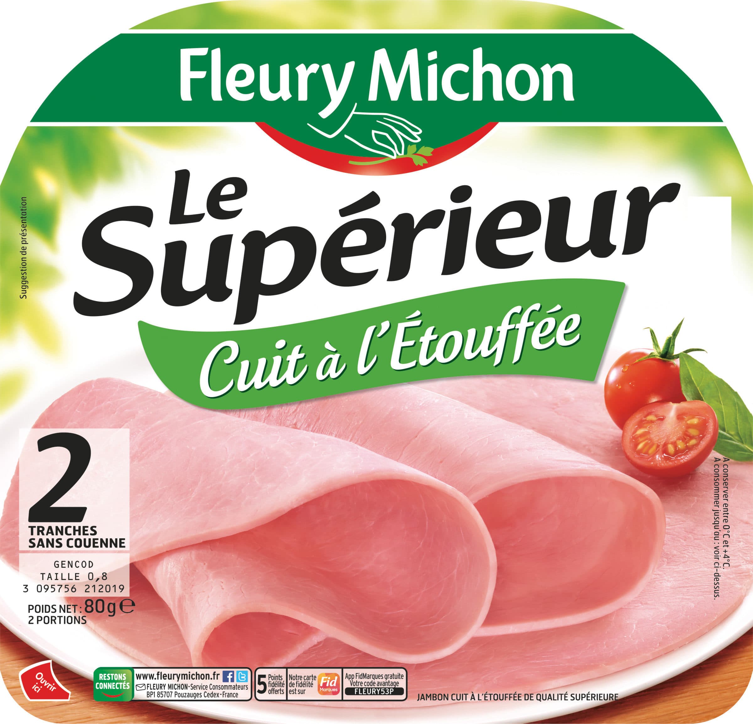 Fleury Michon Le supérieur cuit à l'étouffée - 2tr. packshot