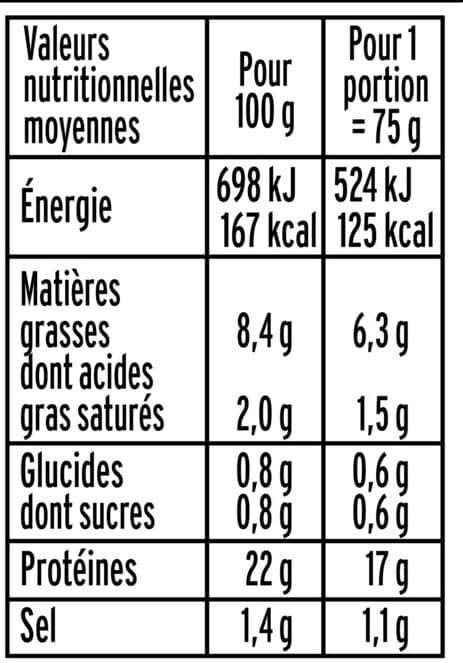 Fleury Michon Emincés de poulet - 25% de sel* packshot