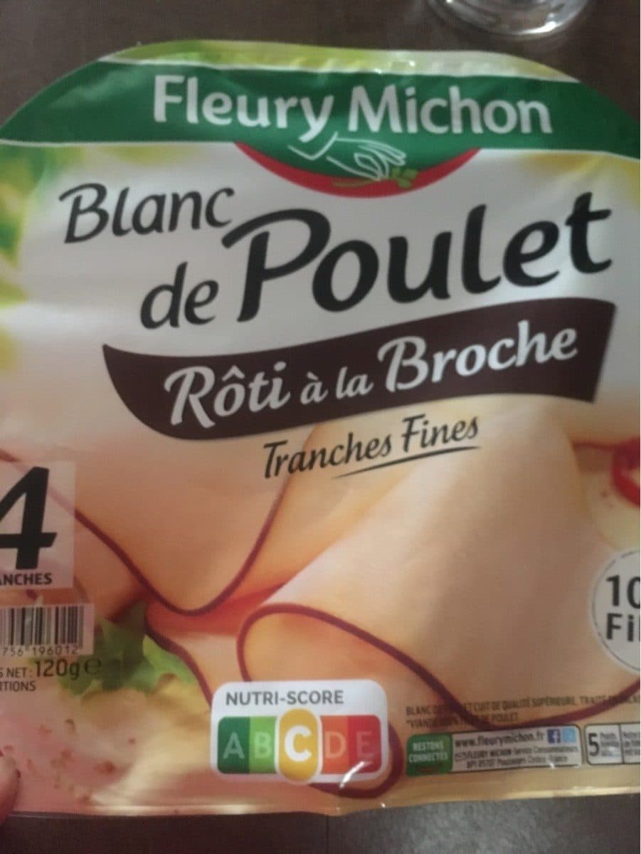 Fleury Michon Blanc de poulet roti a la broche packshot