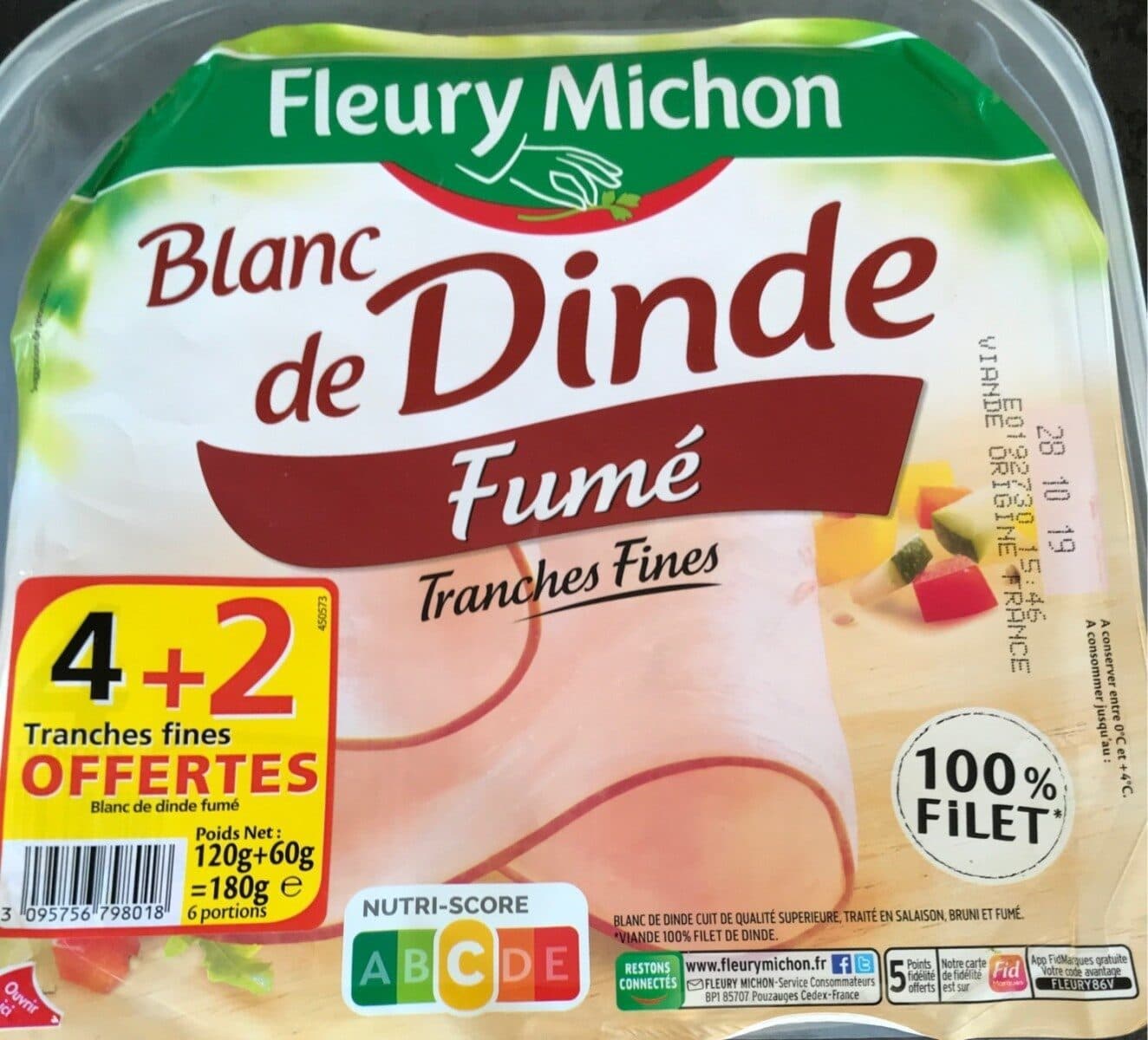 Fleury Michon Blanc de Dinde (30g packshot