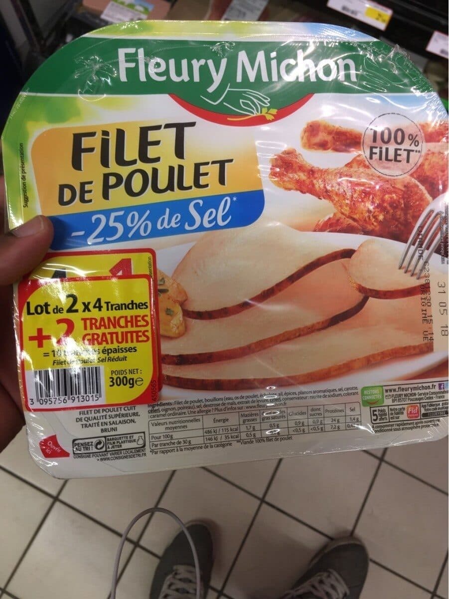 Fleury Michon Filet de poulet packshot