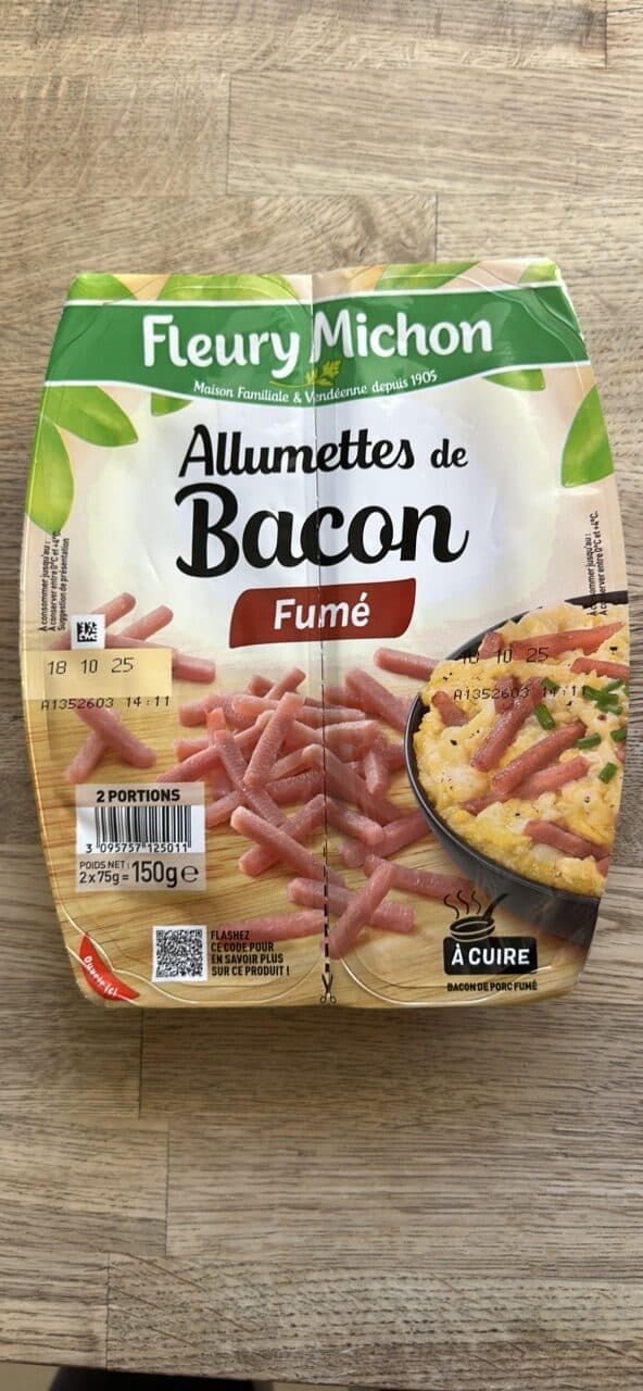 Fleury Michon Allumettes de Bacon - Fumées packshot