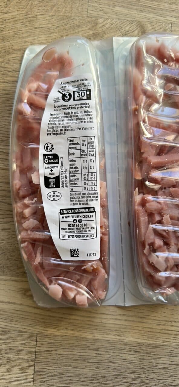 Fleury Michon Allumettes de Bacon - Fumées packshot