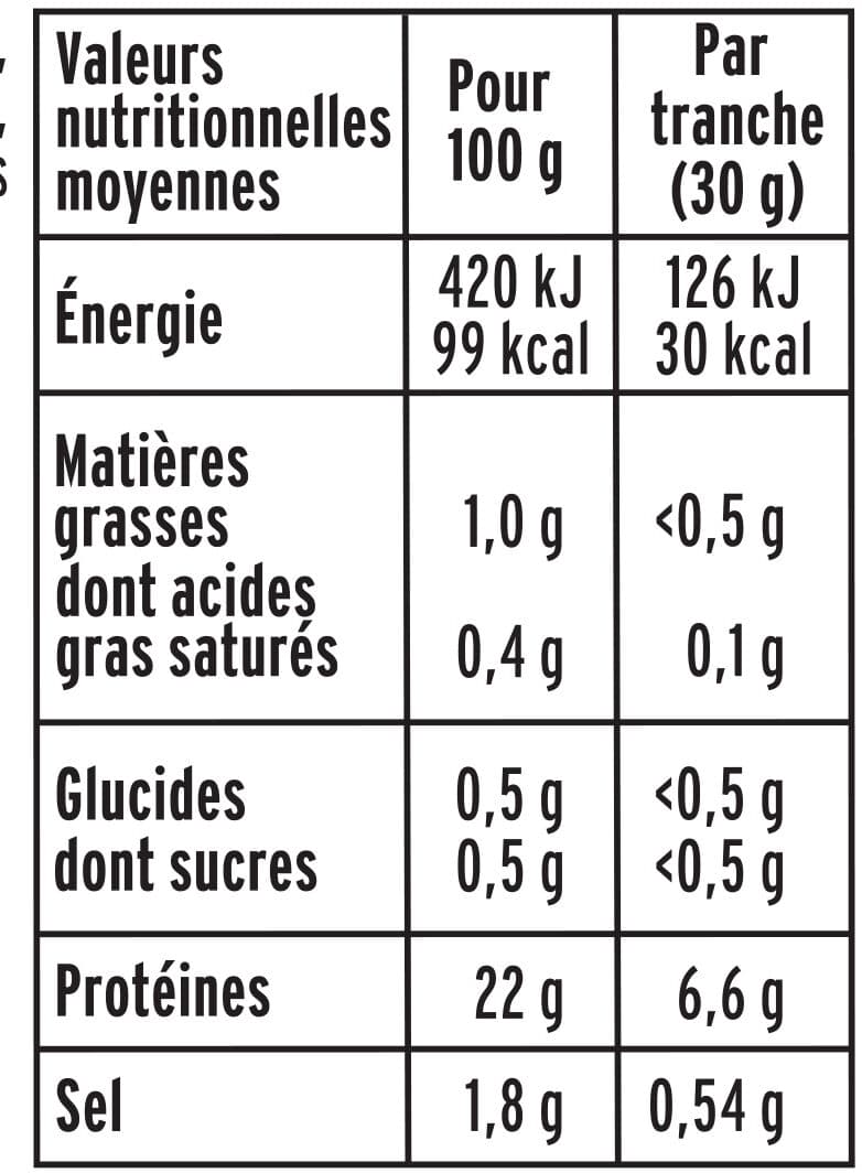Fleury Michon Blanc de dinde Halal - 6 tranches fines packshot