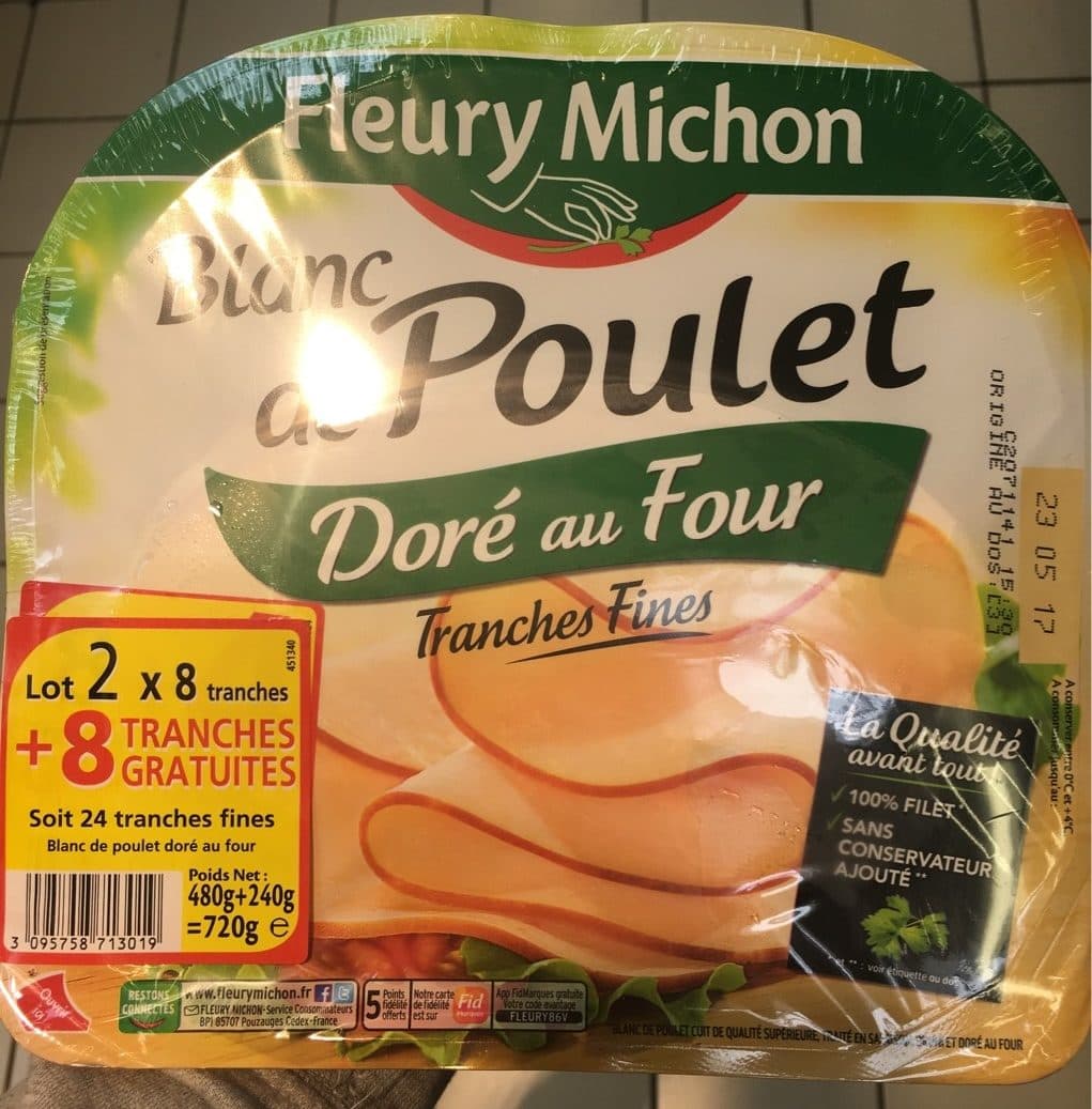Fleury Michon Blanc de Poulet packshot