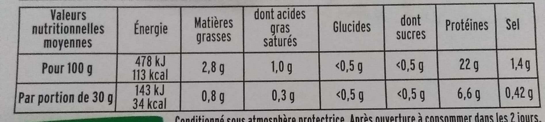Fleury Michon Le supérieur cuit à l'étouffée - tranches fines - 25% de sel * - 6 tranches packshot