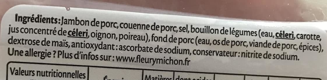 Fleury Michon Le supérieur avec couenne - 2tr. packshot
