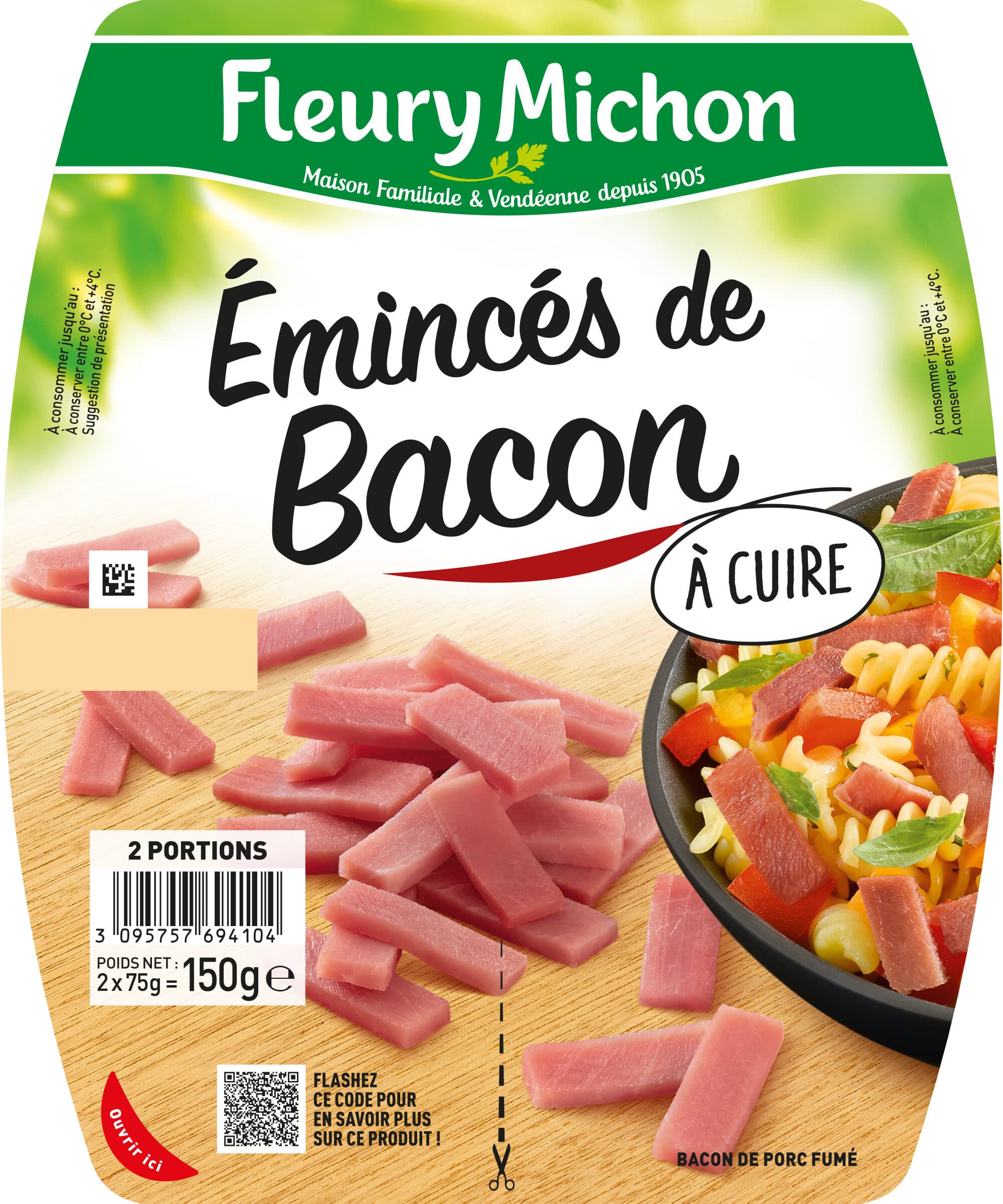 Fleury Michon Emincés de Bacon - Fumés packshot